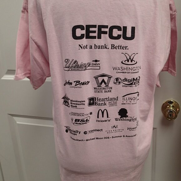 Good Neighbor Days Pink T shirt Size Large - Picture 3 of 4